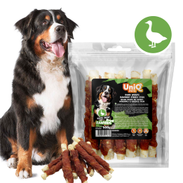 Paleczki dla psa z kaczka gryzak dla psa z kaczki 500g Uniq Pets