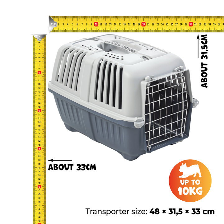 Transporter dla zwierząt PRATIKO 1 METAL 48x31,5x33cm