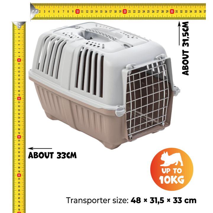 Transporter dla zwierząt PRATIKO 1 METAL 48x31,5x33cm