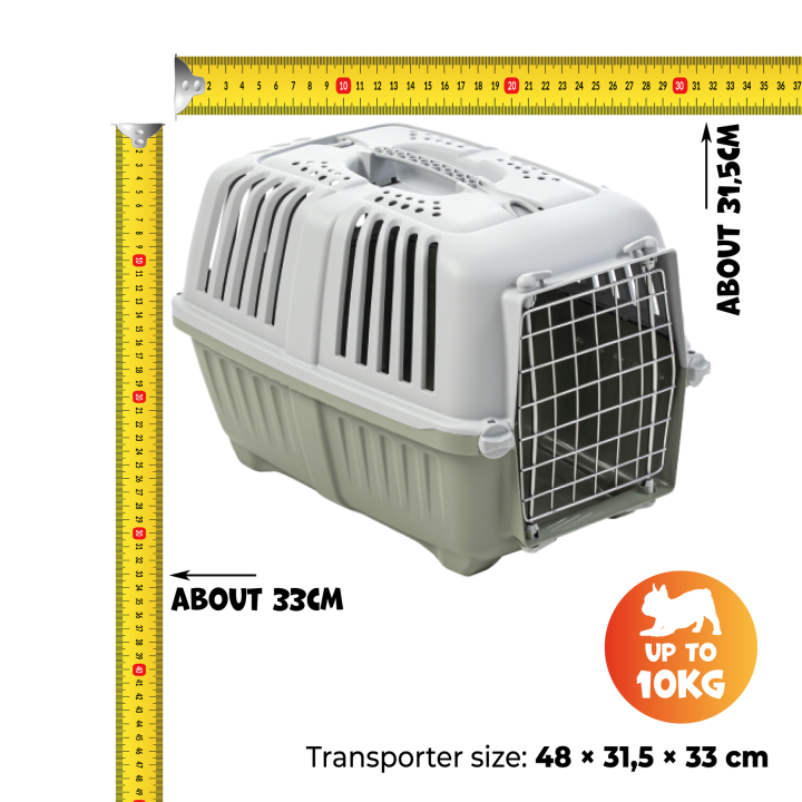Transporter dla zwierząt PRATIKO 1 METAL 48x31,5x33cm