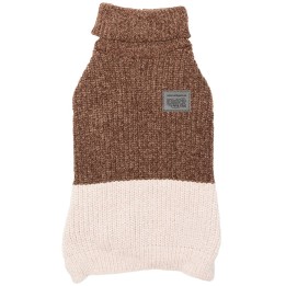 UNIQ PETS Ubranie dla zwierząt WARMPAW sweter chenille brązowy
