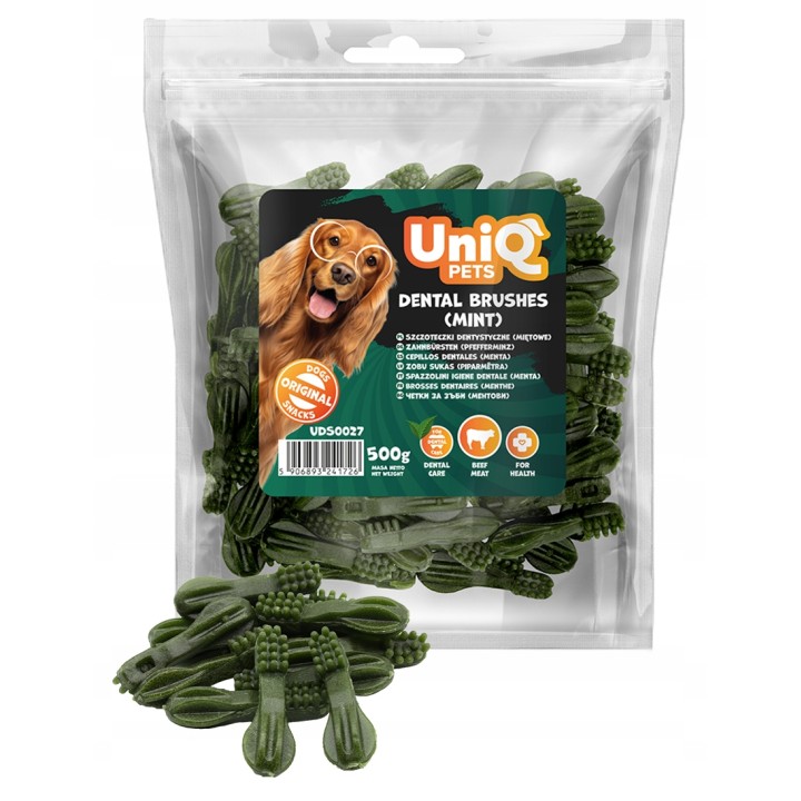 Przysmaki dentystyczne dla psa szczoteczki 500g Uniq Pets