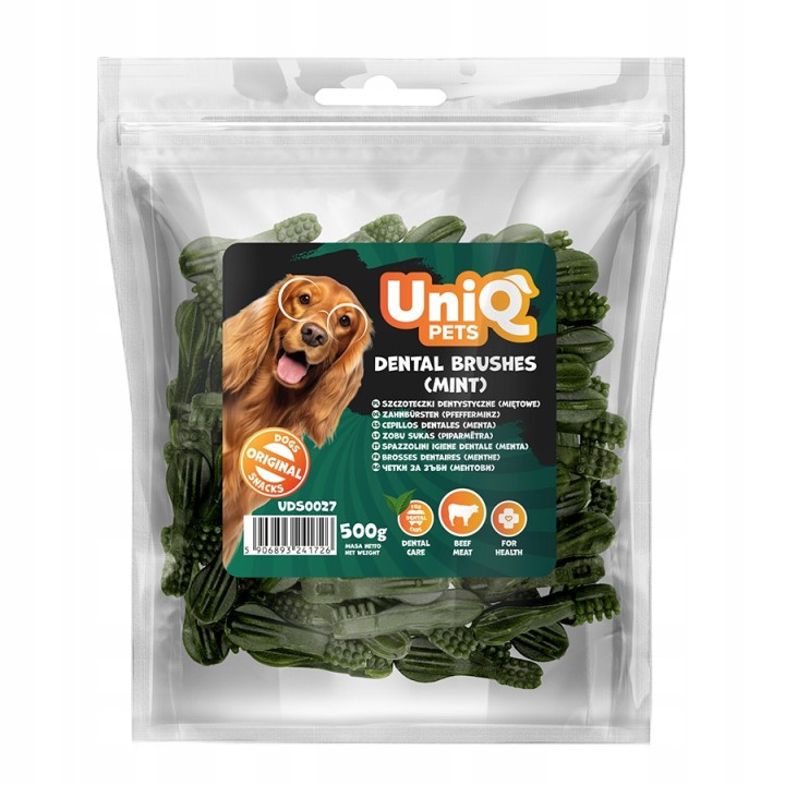 Przysmaki dentystyczne dla psa szczoteczki 500g Uniq Pets