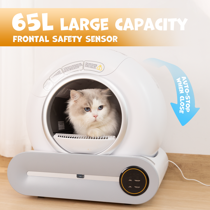 Kuweta dla kota automatyczna 65L UNIQ PETS ROCKETCLEAN