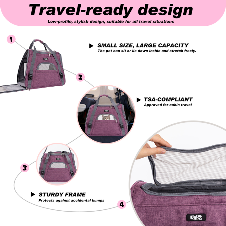 Transporter dla zwierząt torba PETVENTURE 45x25x34cm do 7 kg