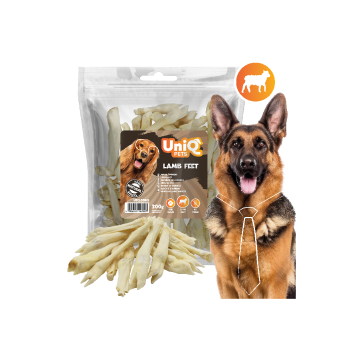 Racice jagnięce naturalne przysmaki dla psa UNIQ PETS