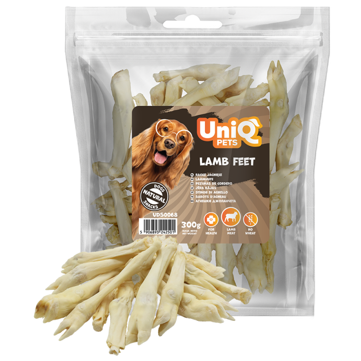 Racice jagnięce naturalne przysmaki dla psa UNIQ PETS