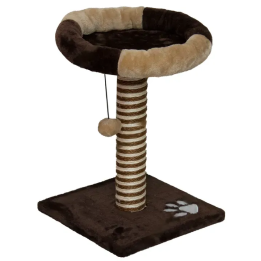 UNIQ PETS drapak dla kota słupek z legowiskiem 46cm