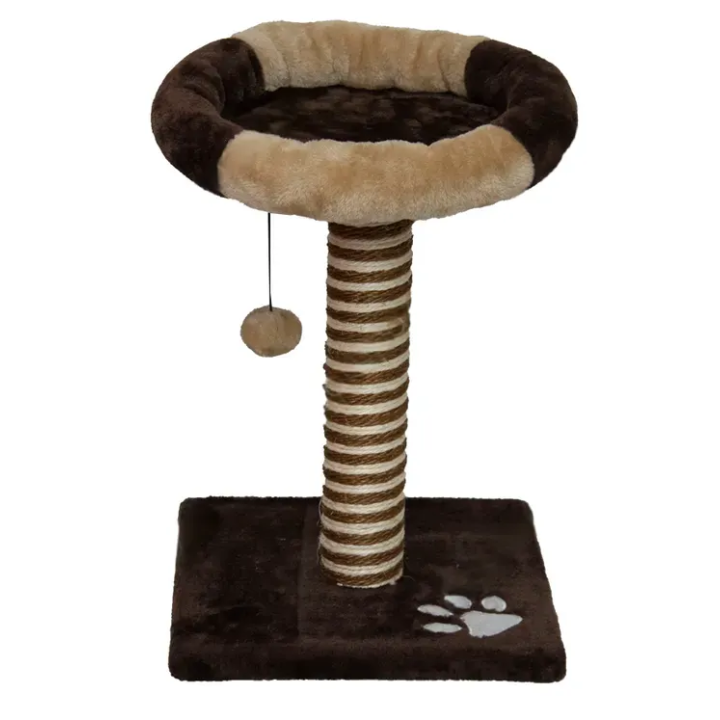 UNIQ PETS drapak dla kota słupek z legowiskiem 46cm