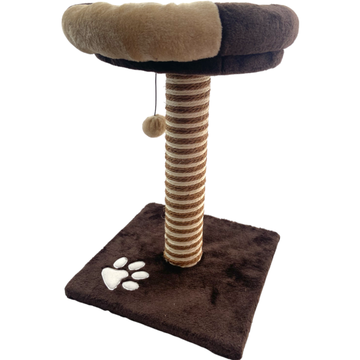 UNIQ PETS drapak dla kota słupek z legowiskiem 46cm