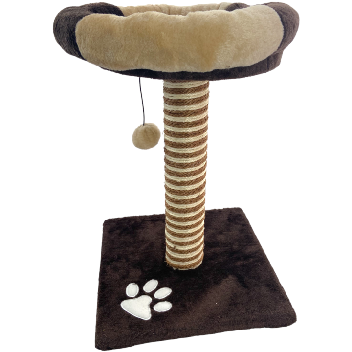 UNIQ PETS drapak dla kota słupek z legowiskiem 46cm