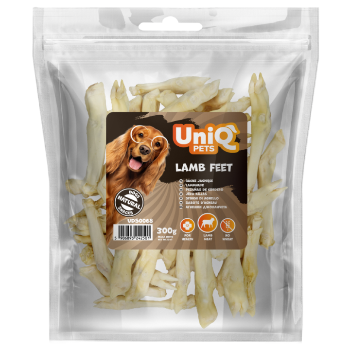 Racice jagnięce naturalne przysmaki dla psa UNIQ PETS