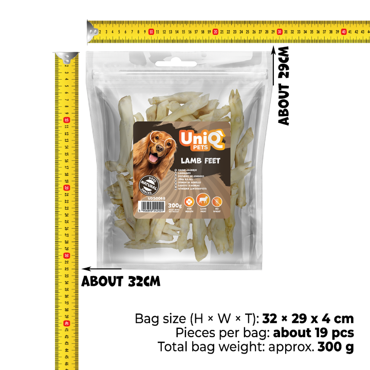 Racice jagnięce naturalne przysmaki dla psa UNIQ PETS
