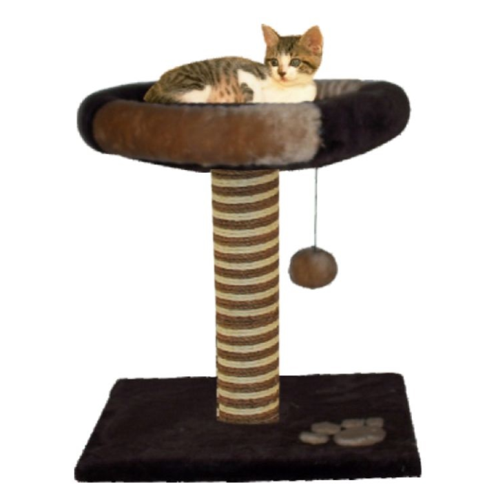 UNIQ PETS drapak dla kota słupek z legowiskiem 46cm