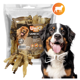 Uszy jagnięce dla psa 300g naturalne przysmaki dla psa Uniq Pets