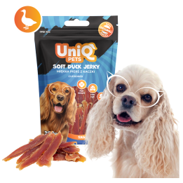 Pierś z kaczki dla psa naturalne przysmaki dla psa 250g Uniq Pets