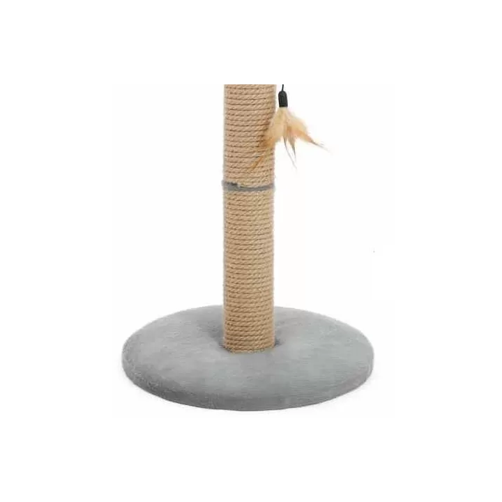 UNIQ PETS drapak dla kota słupek z piórkiem 48cm