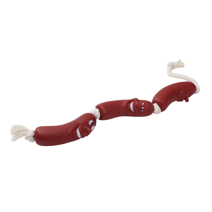 UNIQ PETS zabawka dla psa kiełbaski na sznurku 60cm