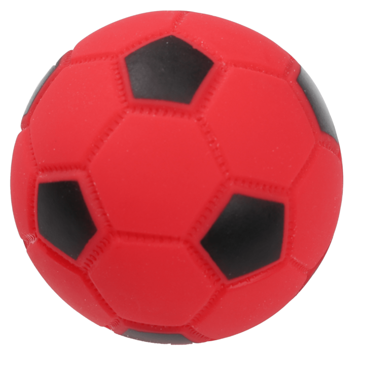 UNIQ PETS zabawka dla psa winylowa piłka soccer z piszczałką 9cm