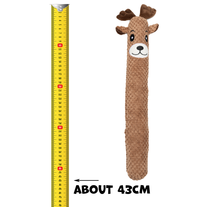 UNIQ PETS Pluszowa zabawka dla psa RUSTLY długa szeleszcząca figurka świąteczna 43 cm