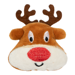 UNIQ PETS Pluszowa zabawka dla kota PURRNIP świąteczna główka z kocimiętką 7×6 cm