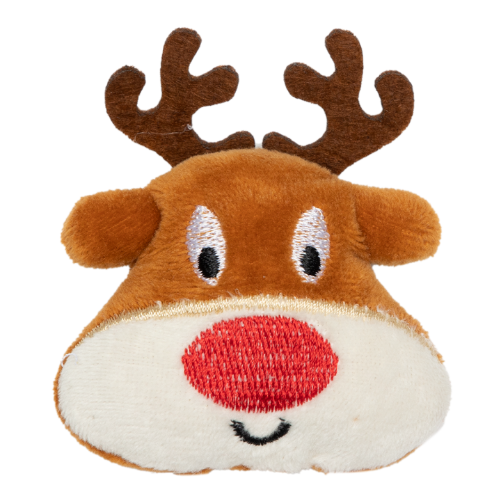 UNIQ PETS Pluszowa zabawka dla kota PURRNIP świąteczna główka z kocimiętką 7×6 cm